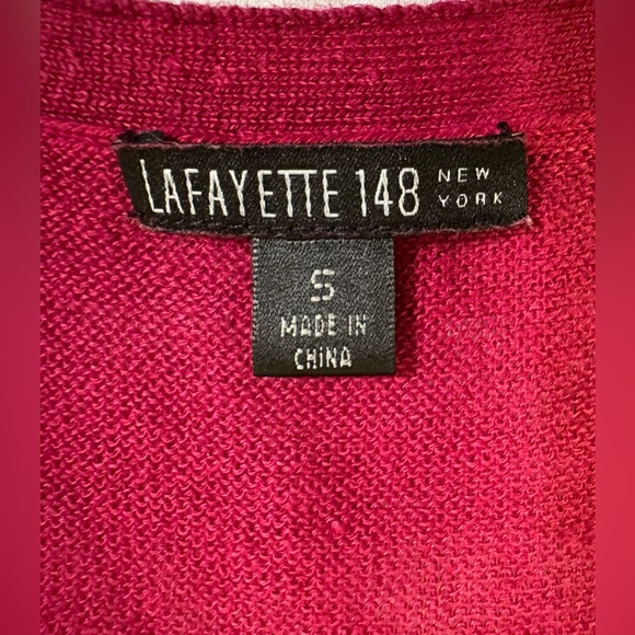 Lafayette 148 New York Linen Sleeveless Crewneck Tank - Picture 2 of 10